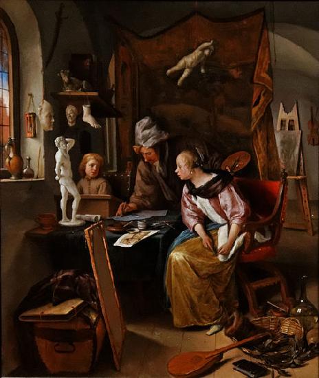 Jan Steen The Drawing Lesson